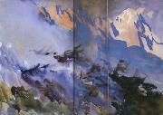 John Singer Sargent Mountain Fire (mk18) Germany oil painting artist
